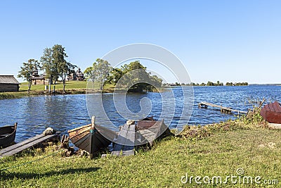 Kizhi Island in Russia Stock Photo